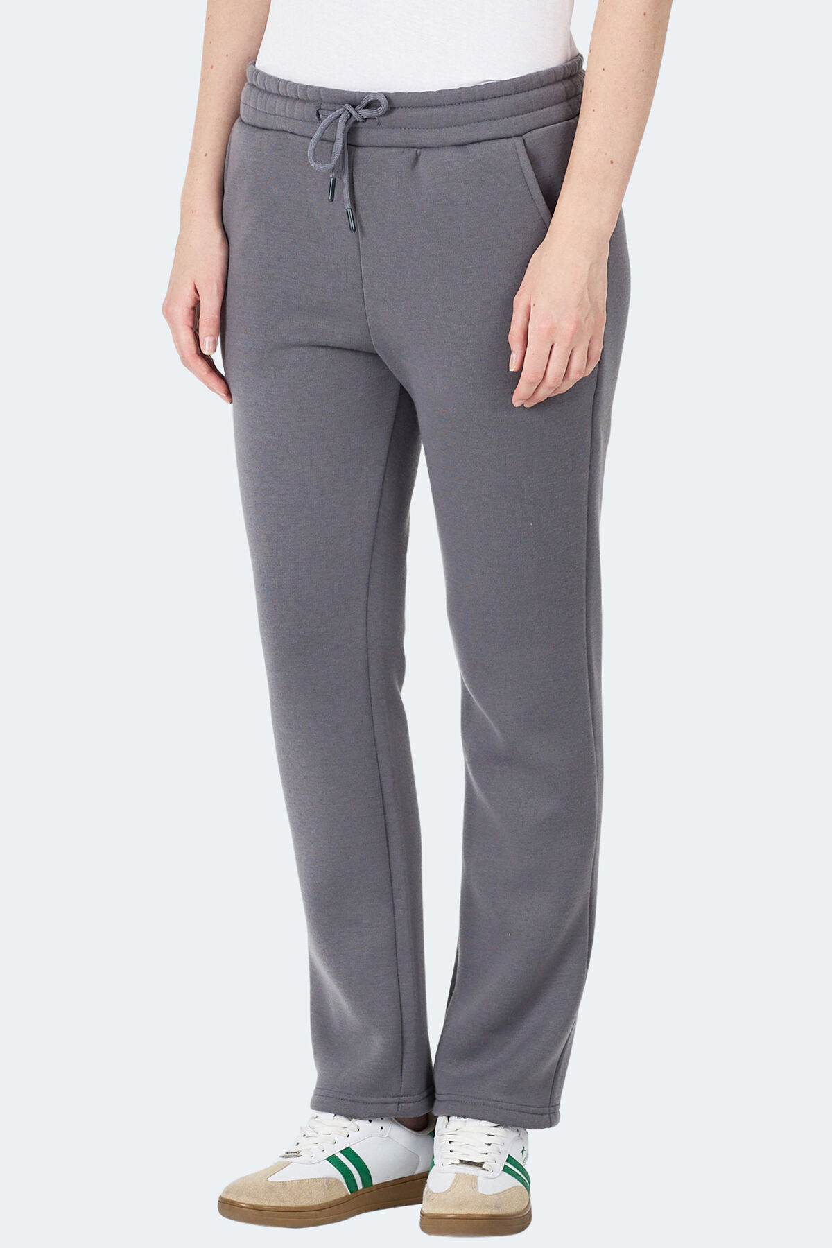 Slazenger MIDNIGHT I Kadın  Gri Eşofman Altı