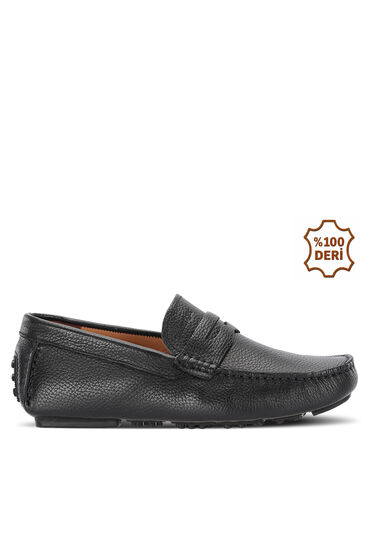 Slazenger MONTANA I Erkek Deri Siyah Comfort - 1 Alana 1 Bedava