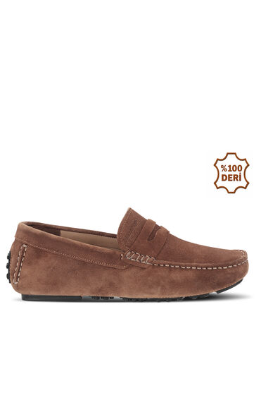 Slazenger MONTANA I Erkek Deri Taba Süet Comfort - 1 Alana 1 Bedava