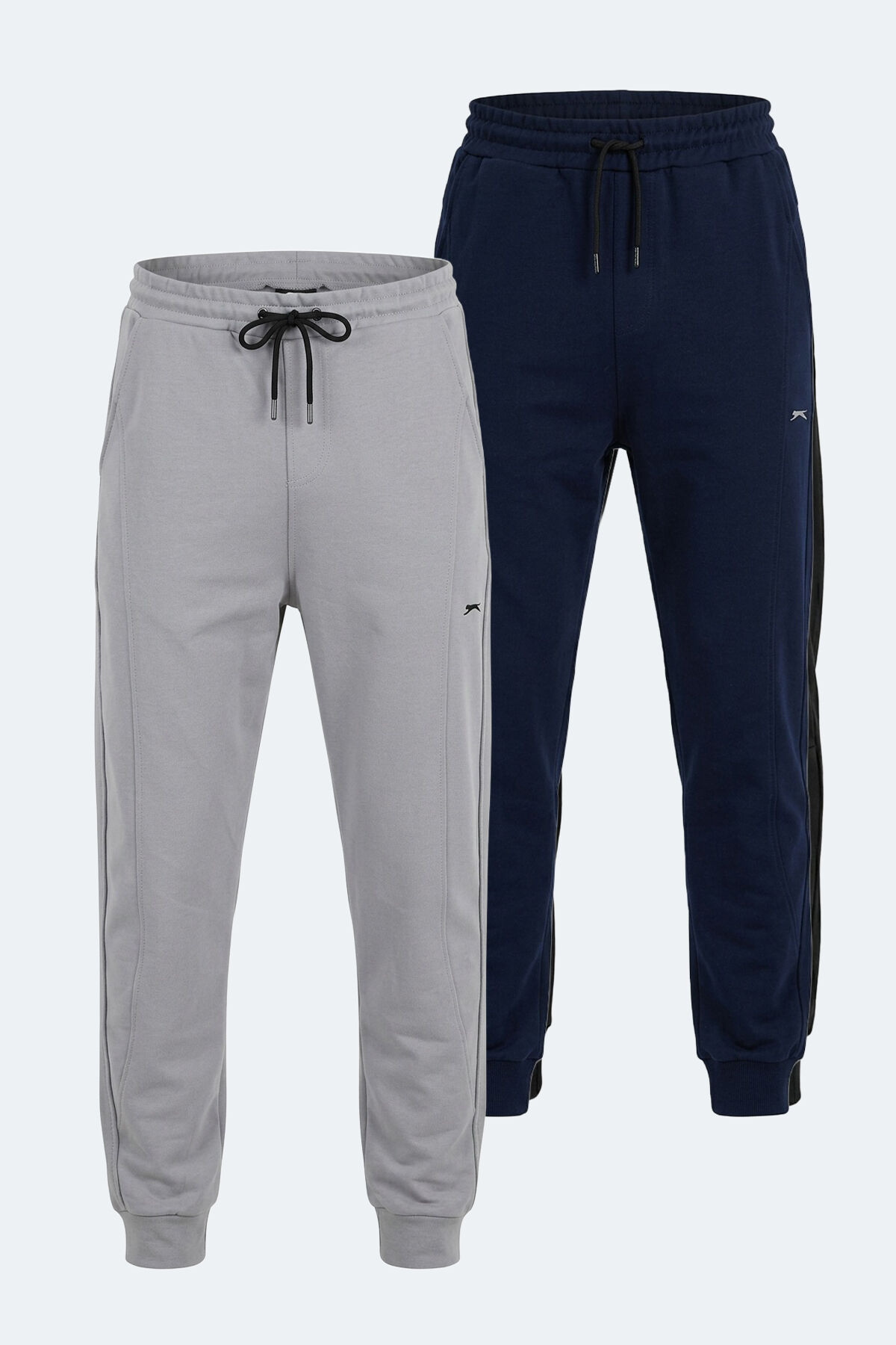 Slazenger NACIO 2 Lİ SET Erkek  Lacivert - Gri Eşofman Altı