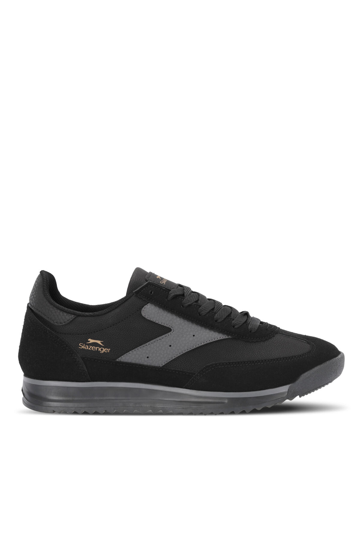 Slazenger OASIS I Erkek  Siyah / Koyu Gri Günlük Spor Ayakkabısı