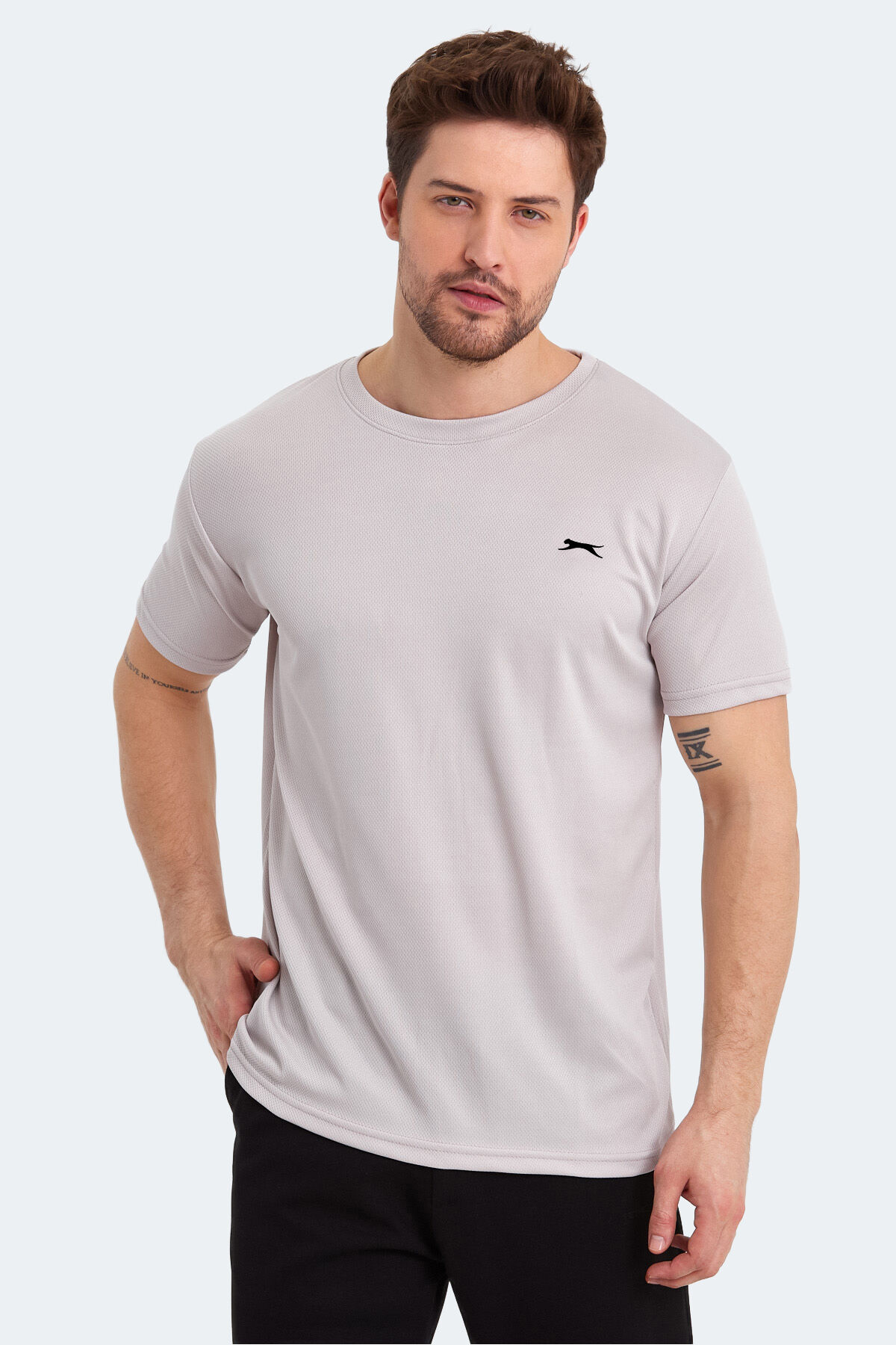 Slazenger ODALIS I Erkek  Bej Tişört