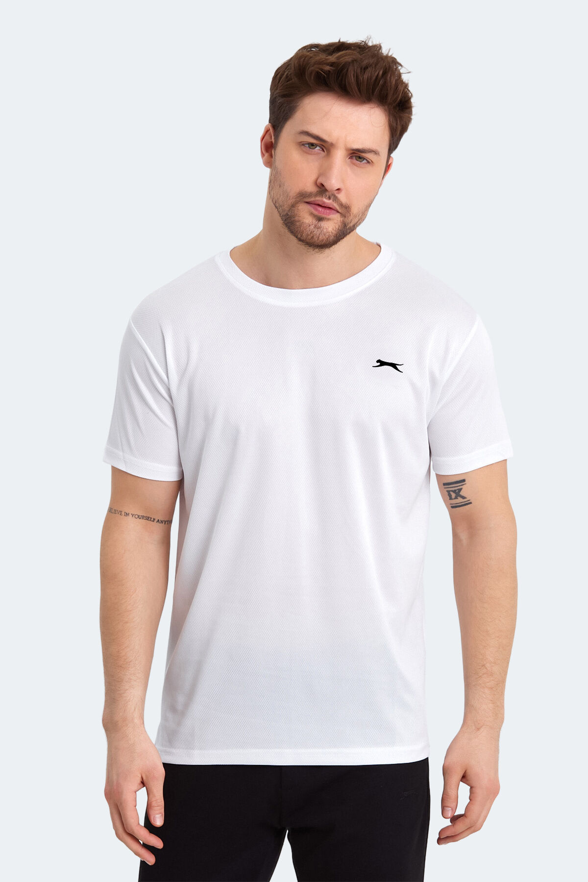 Slazenger ODALIS I Erkek  Beyaz Tişört
