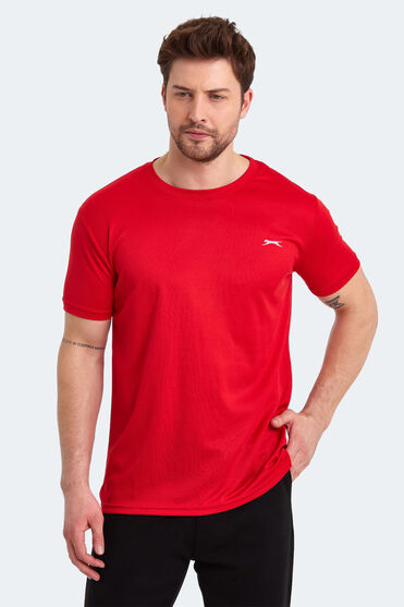 Slazenger ODALIS I Erkek Kırmızı Tişört - 1 Alana 1 Bedava