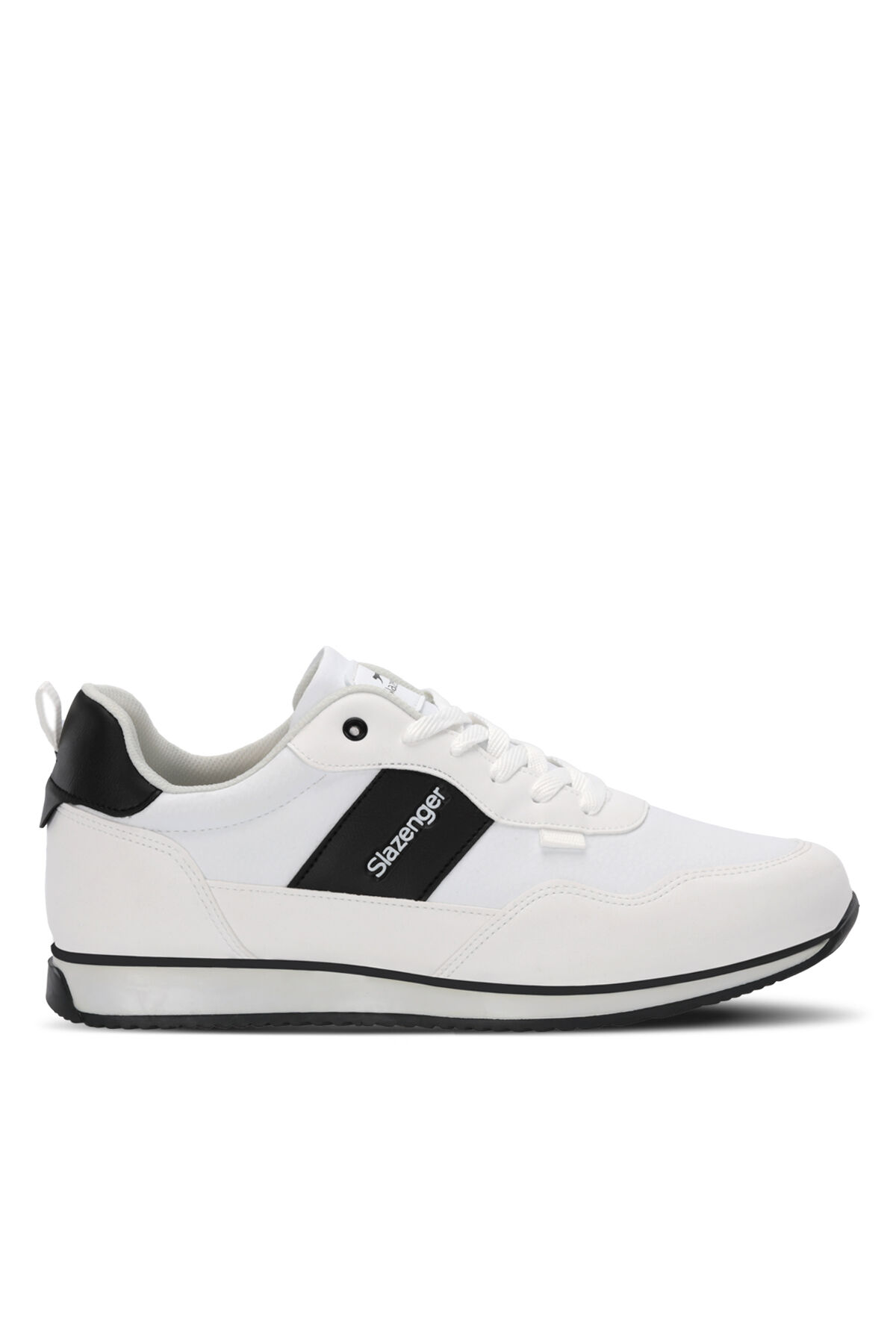 Slazenger OFFENSE Erkek  Beyaz / Siyah Günlük Spor Ayakkabısı