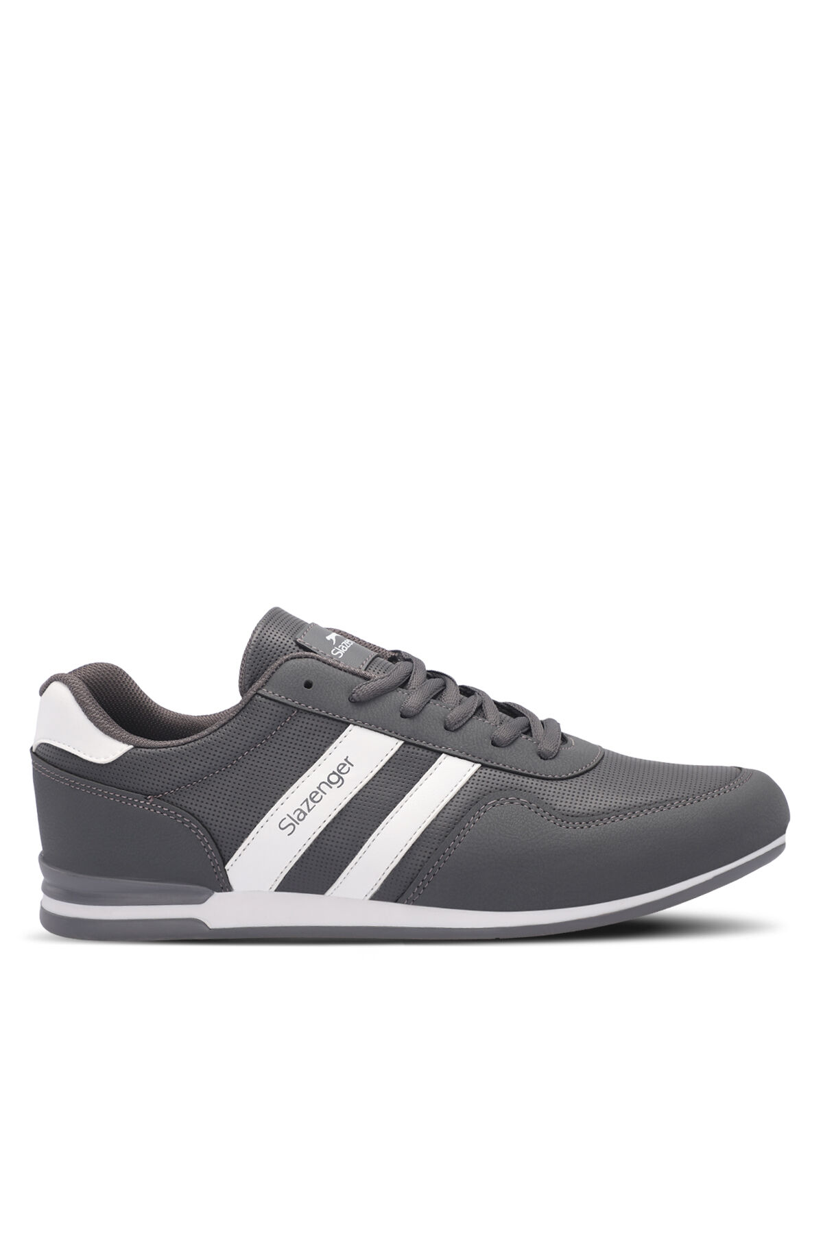 Slazenger OMEGA IN Erkek  Koyu Gri / Beyaz Günlük Spor Ayakkabısı