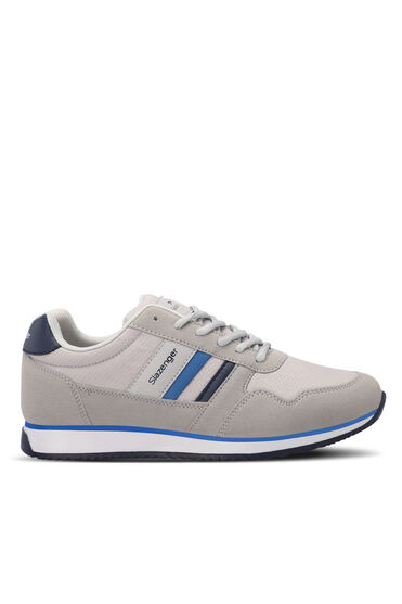 Slazenger ORIGIN I Erkek Gri / Saks Mavi Günlük Spor Ayakkabısı