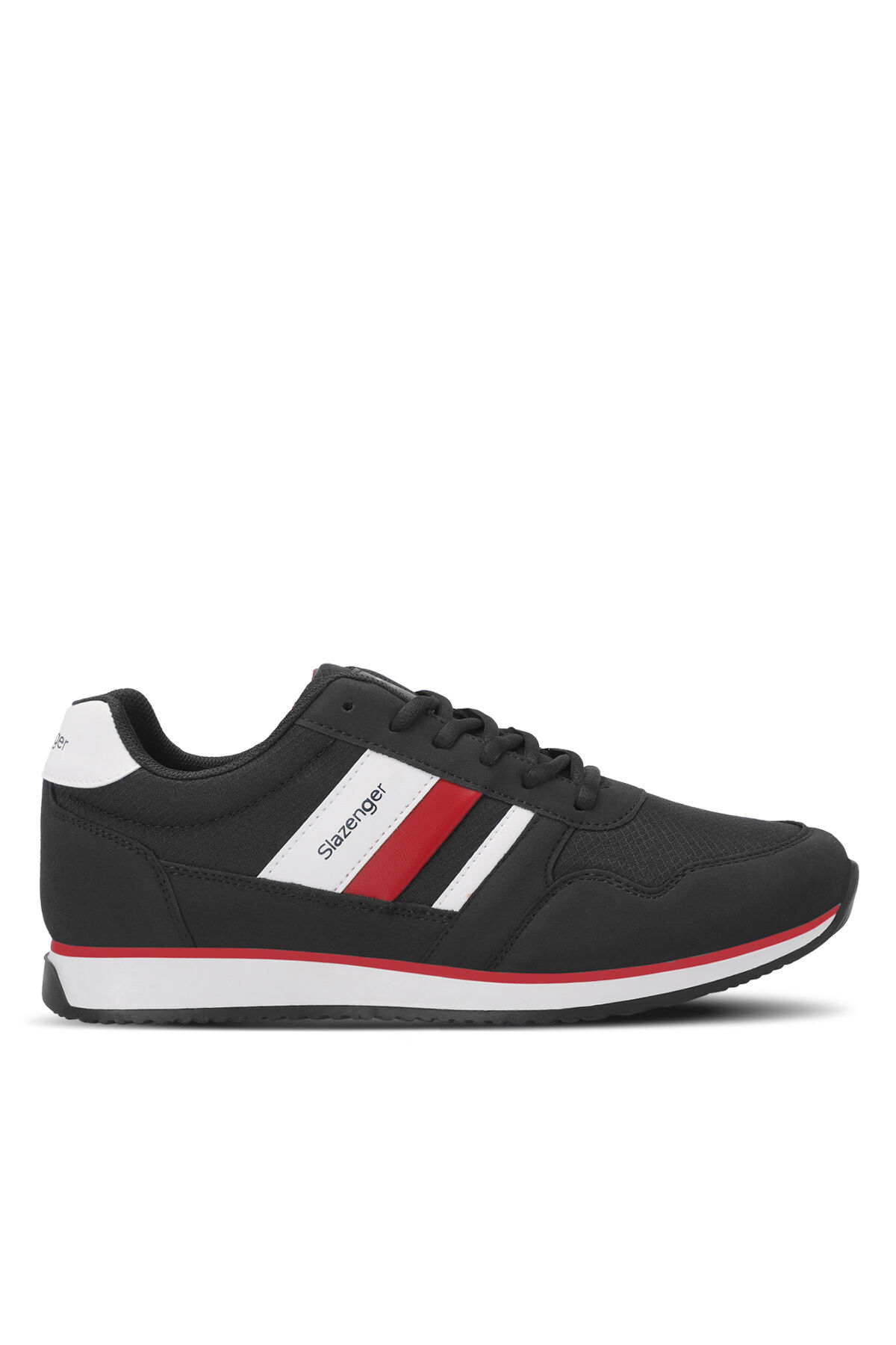 Slazenger ORIGIN I Erkek  Siyah / Kırmızı Günlük Spor Ayakkabısı