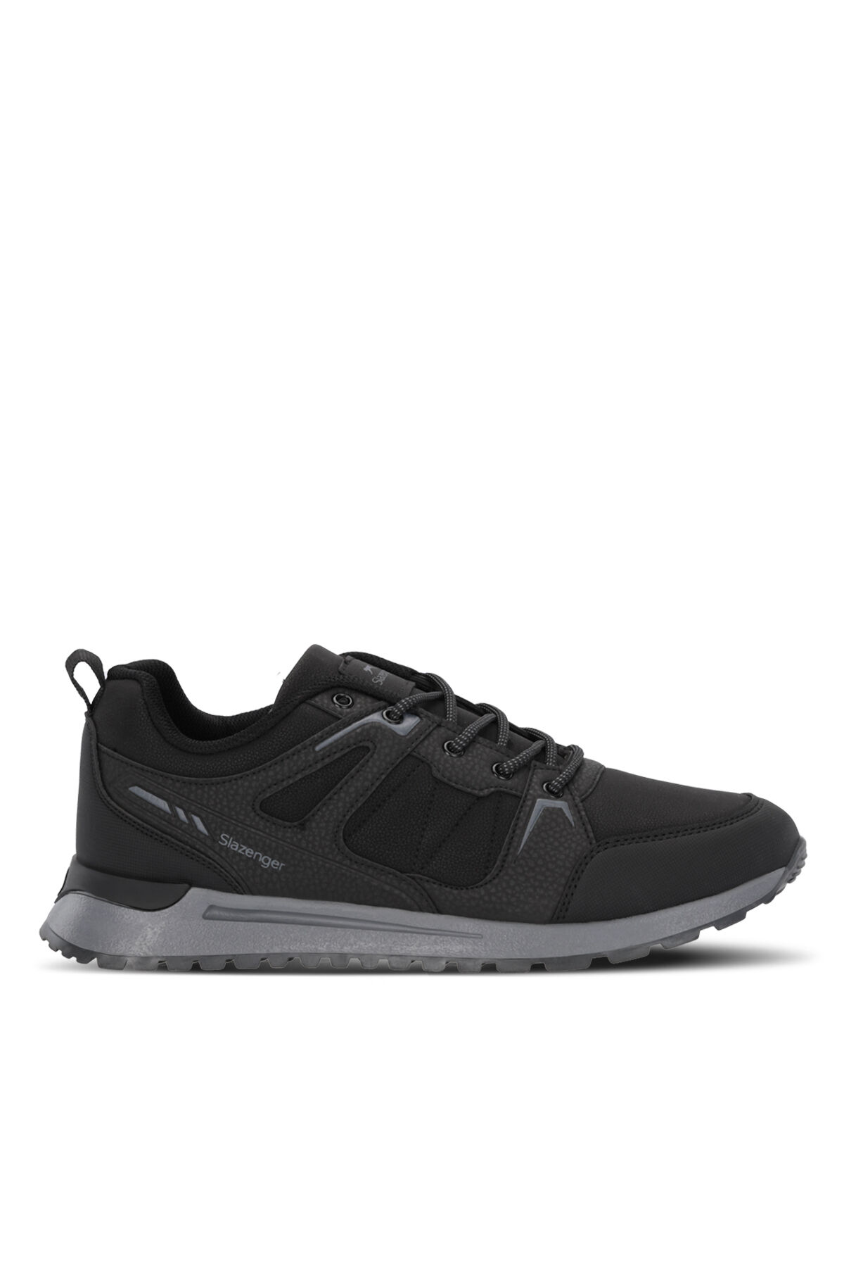 Slazenger OUTBACK I Erkek  Siyah / Koyu Gri Günlük Spor Ayakkabısı