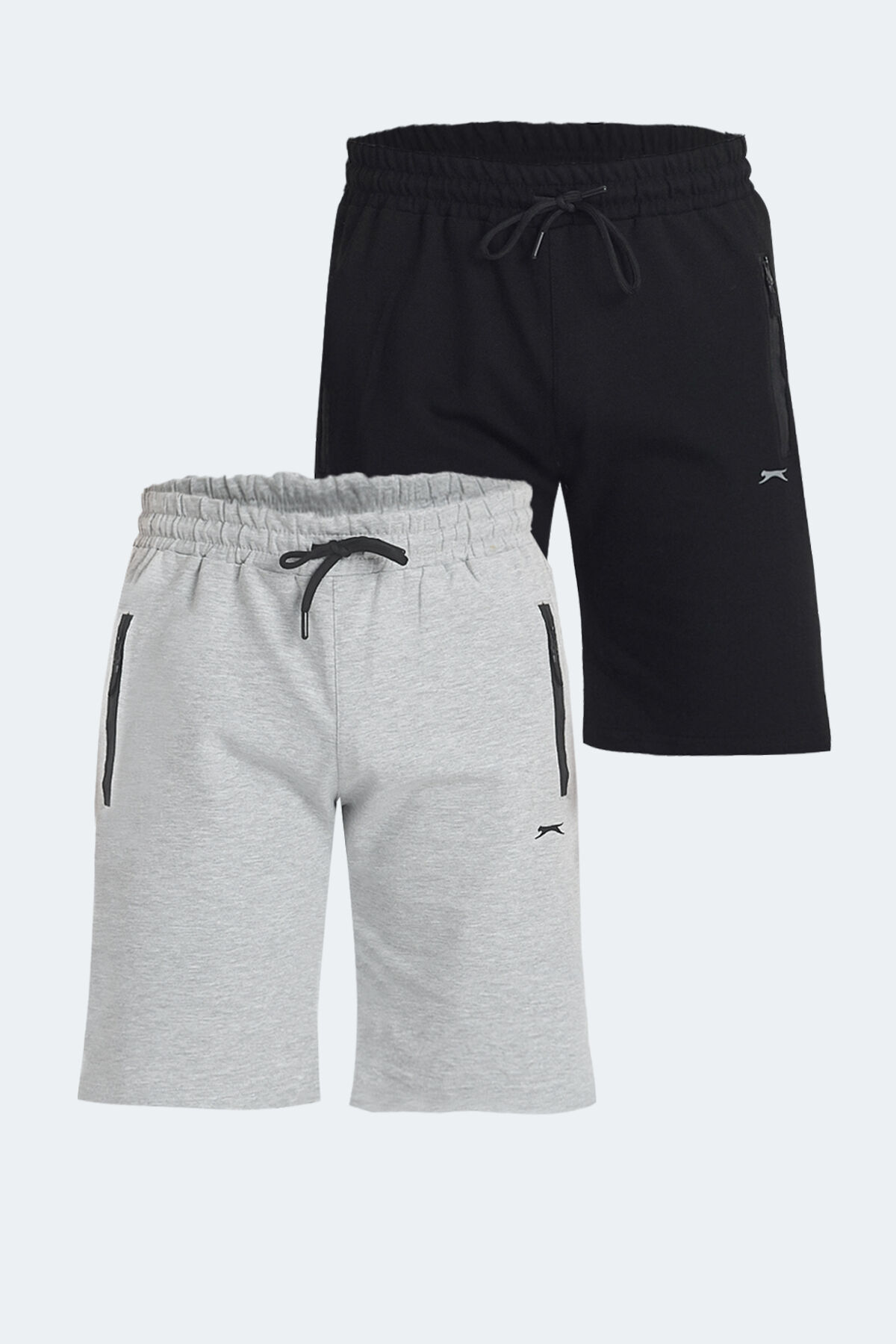 Slazenger OVER 2 li Set Erkek  Siyah - Gri Şort