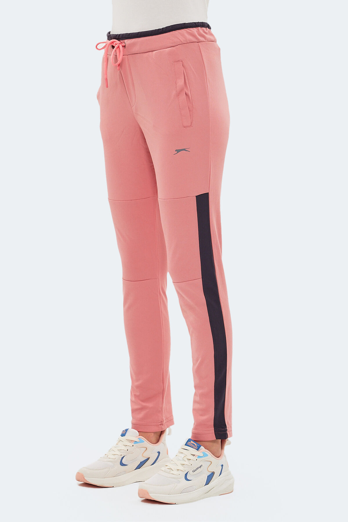 Slazenger OXFORD I Kadın Cepli slim fit Gül Eşofman Altı