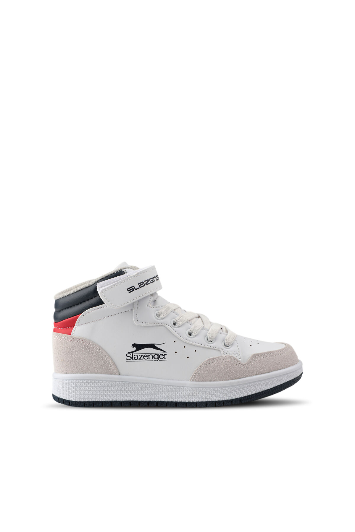 Slazenger PACE IN Unisex Çocuk Cırt Cırtlı Beyaz Günlük Spor Ayakkabısı