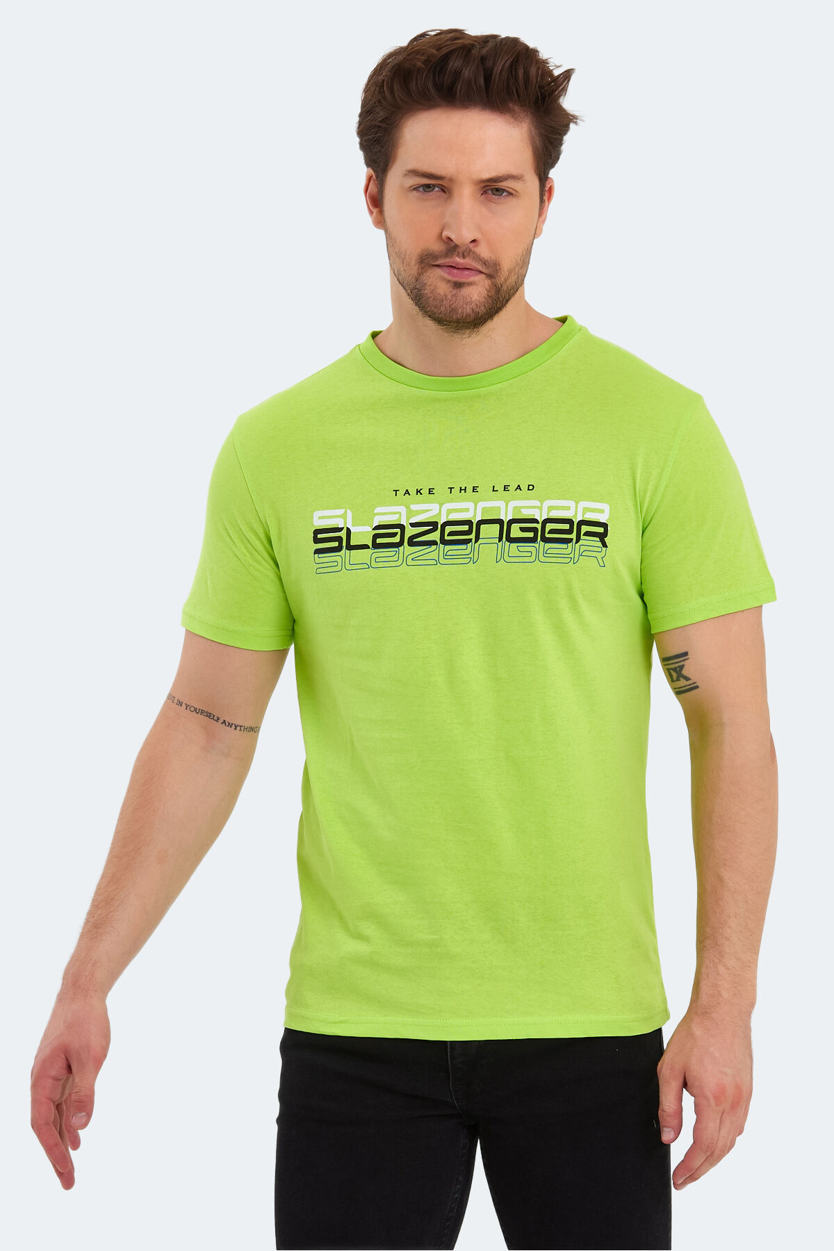 Slazenger PALLU I Erkek  Limon Tişört