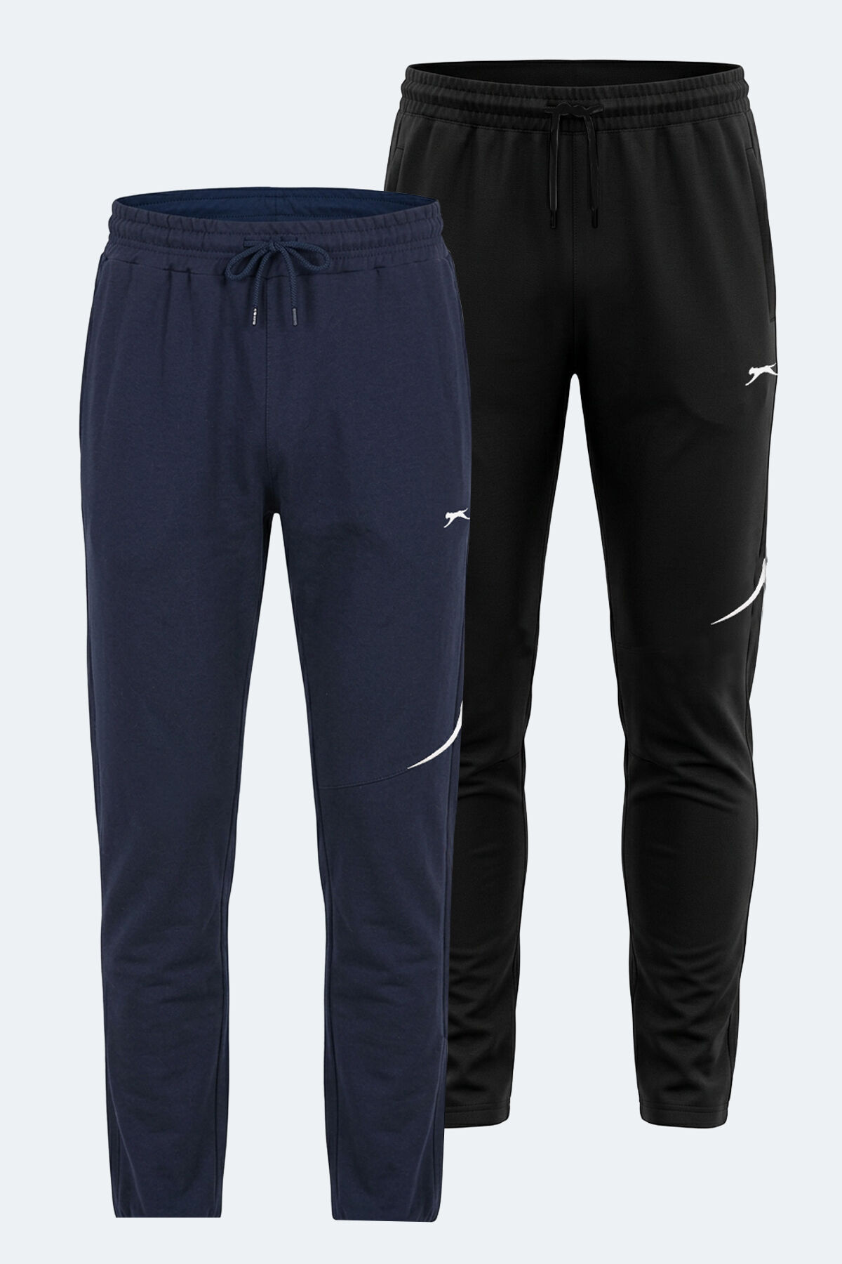Slazenger PAPA 2 Lİ SET Erkek  Siyah - Lacivert Eşofman Altı