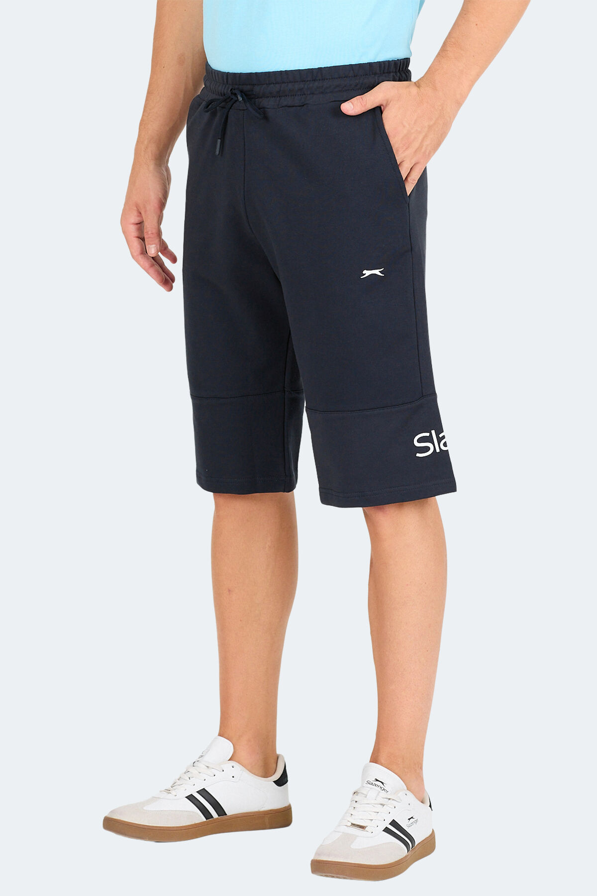 Slazenger PARISONER IN Erkek Cepli Kapri Lacivert Şort