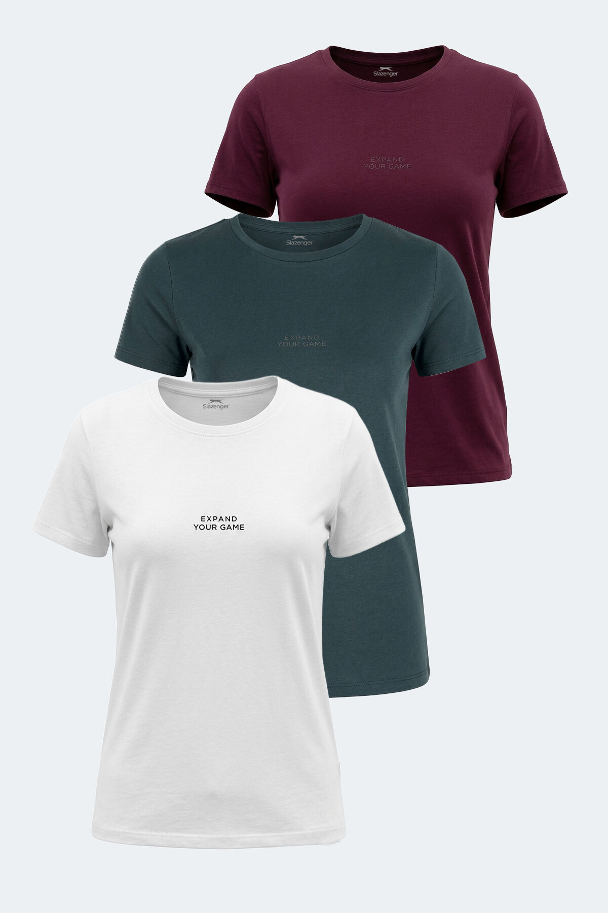 Slazenger PAYTONS 3 lü Set Kadın   Tişört