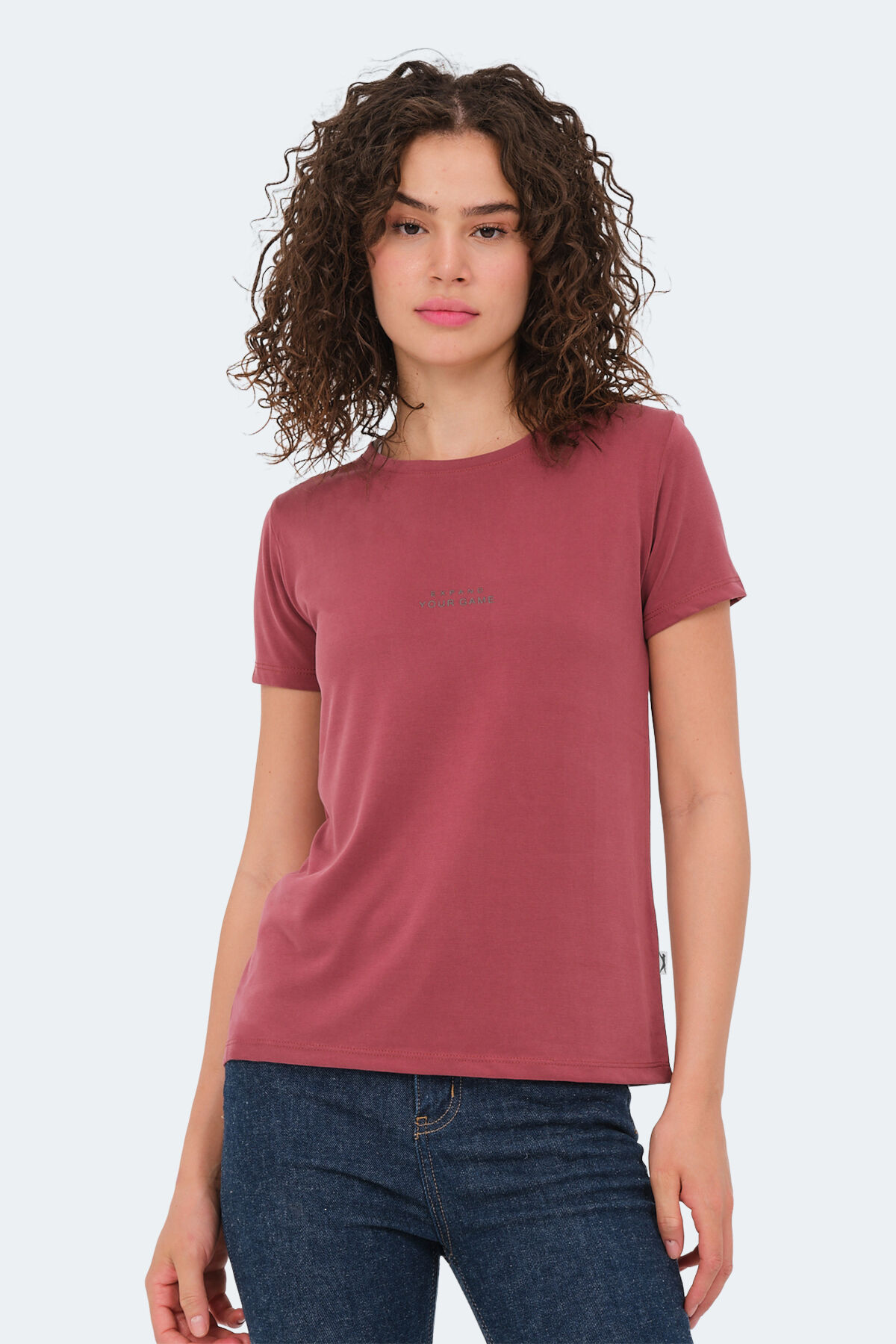 Slazenger PAYTONS Kadın  Bordo Tişört