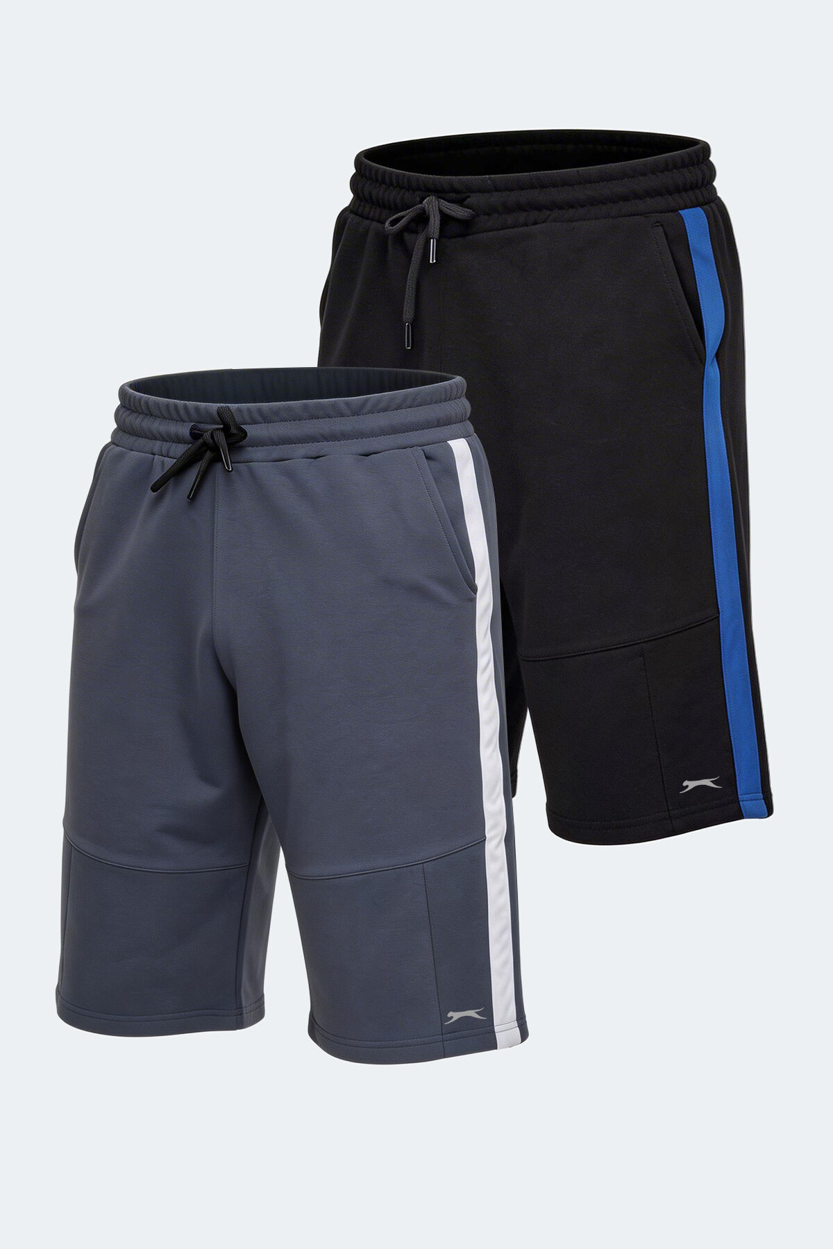 Slazenger POLONA 2 Lİ SET Erkek Cepli Kapri  Şort