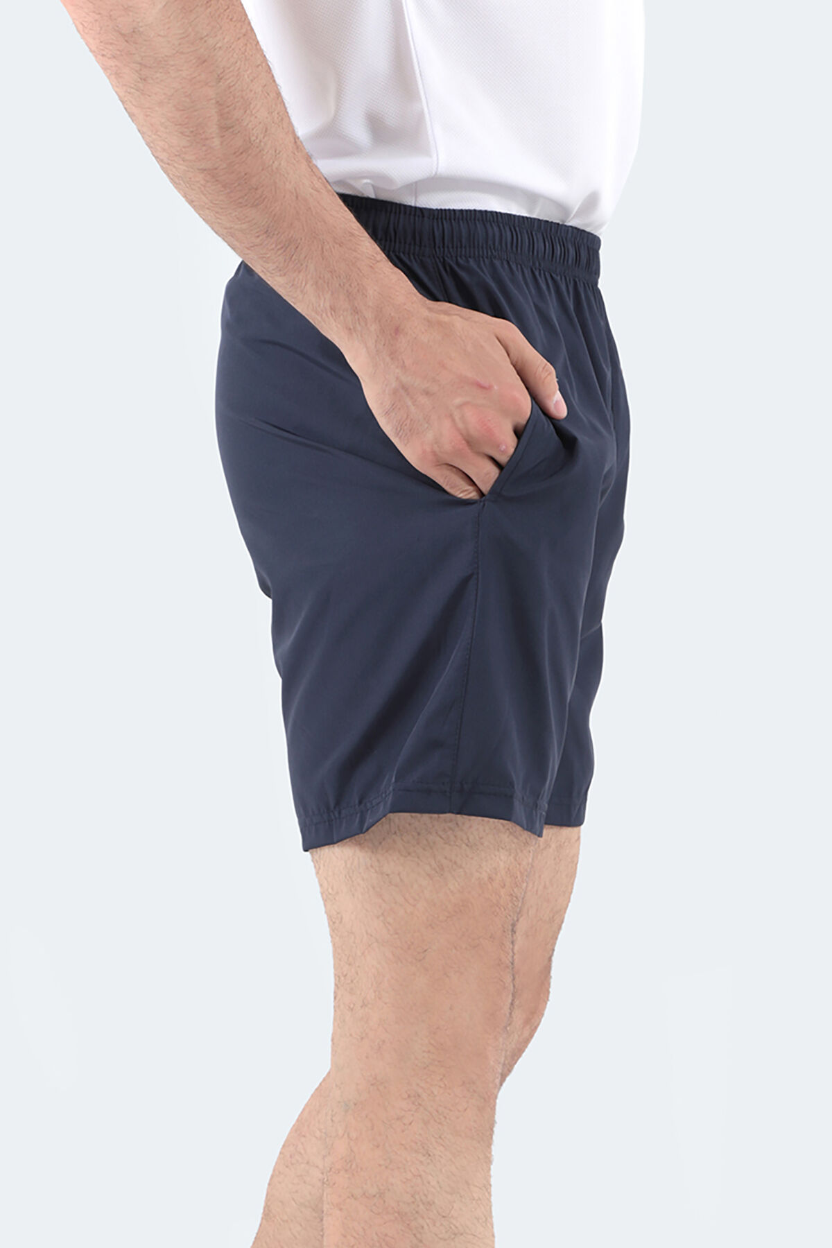 Slazenger RABI IN Erkek Cepli Deniz Şortu Lacivert Mayo