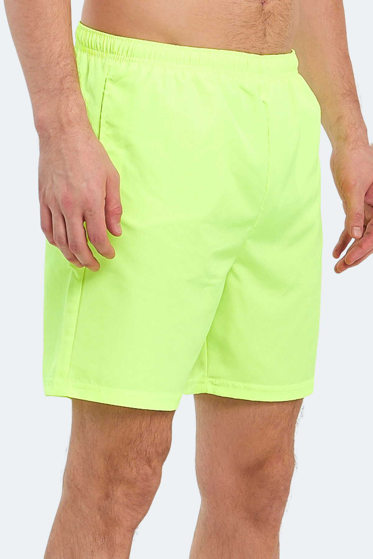 Slazenger RABI IN Erkek Cepli Deniz Şortu Neon Yeşil Mayo
