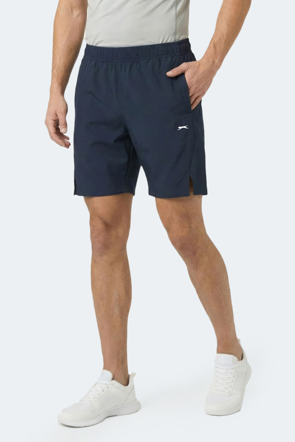 Slazenger RADIANT Erkek Cepli Fıtness Lacivert Şort