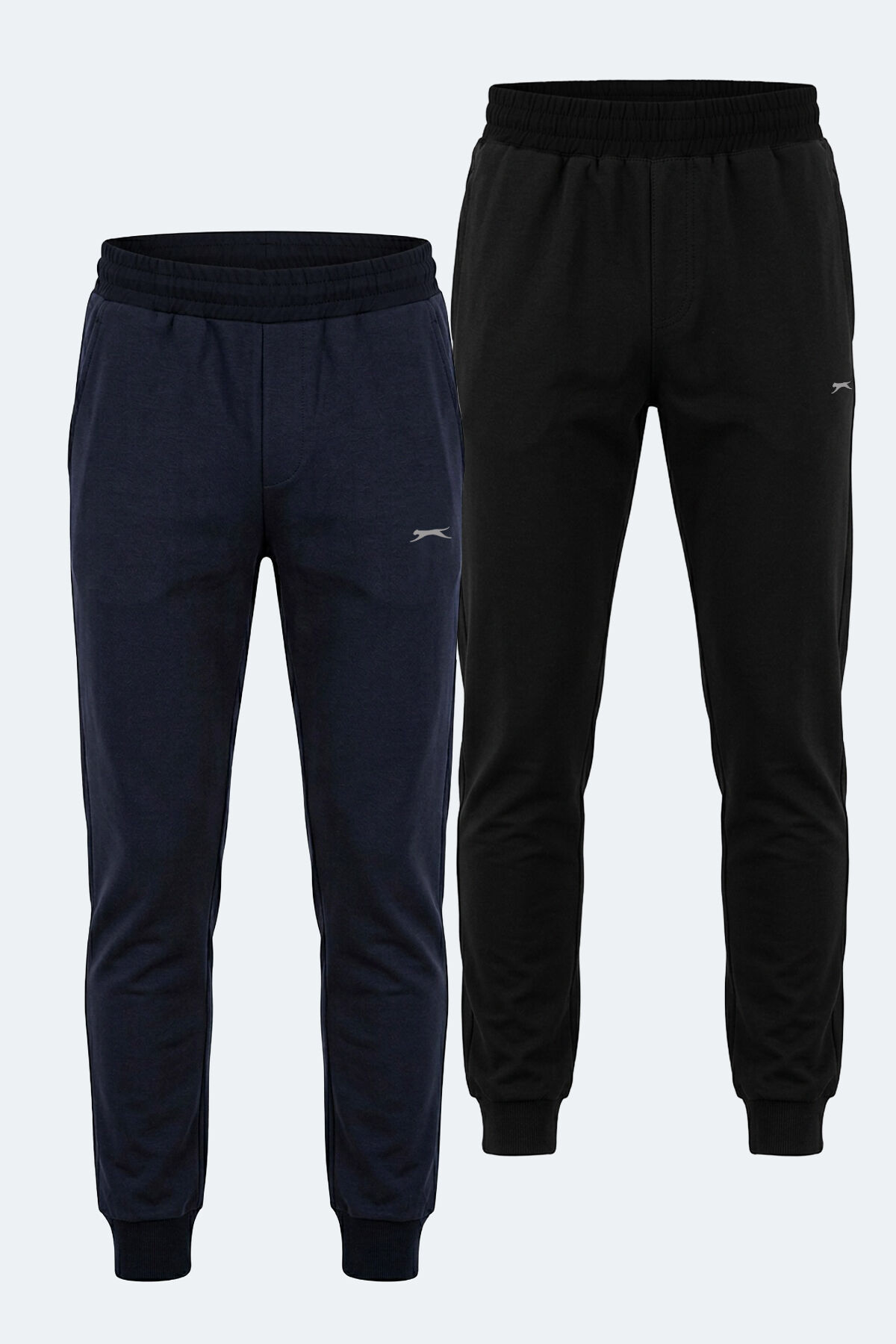 Slazenger RAJKO 2 Lİ SET Erkek  Siyah - Lacivert Eşofman Altı