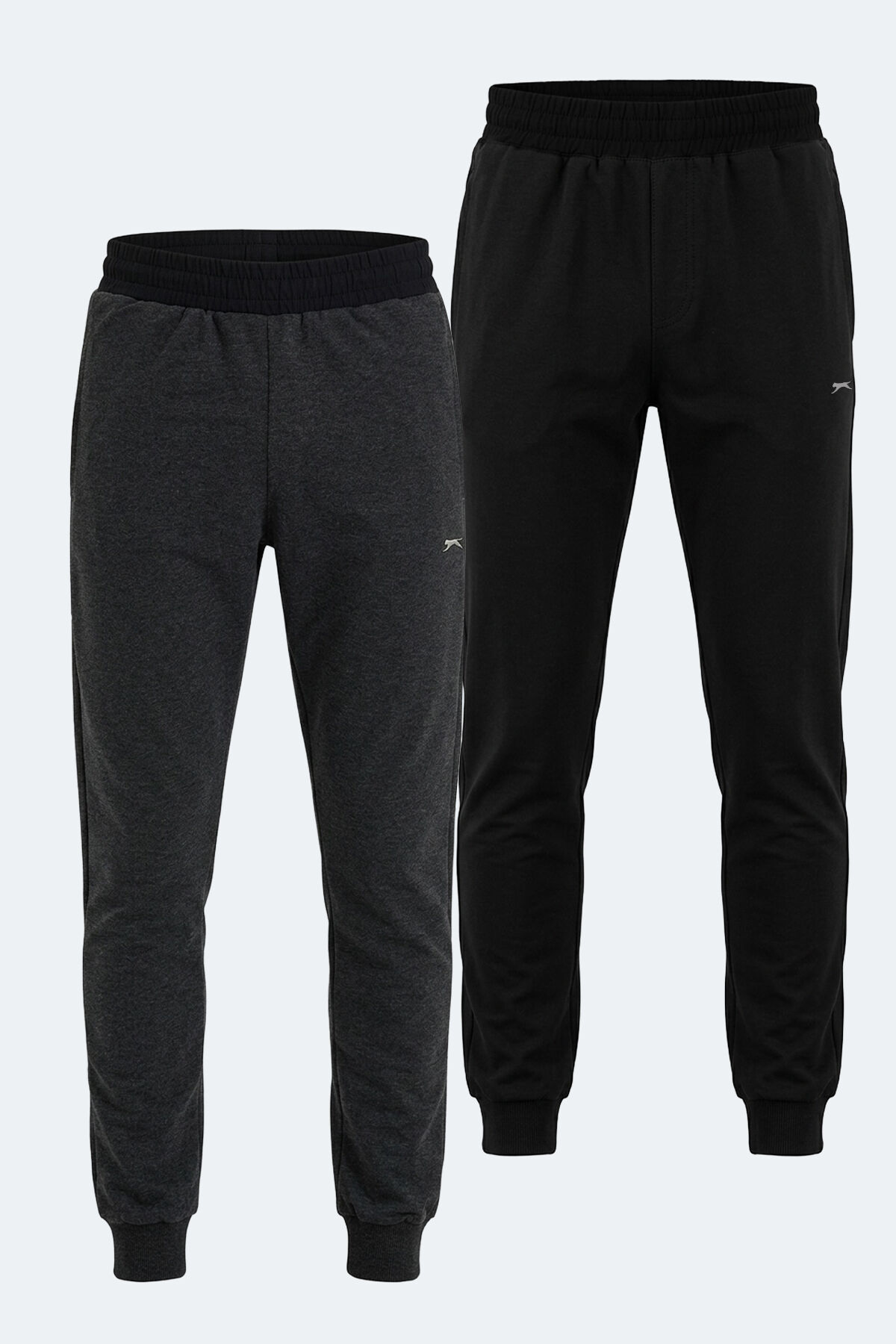 Slazenger RAJKO 2 Lİ SET Erkek  Siyah - Antrasit Eşofman Altı