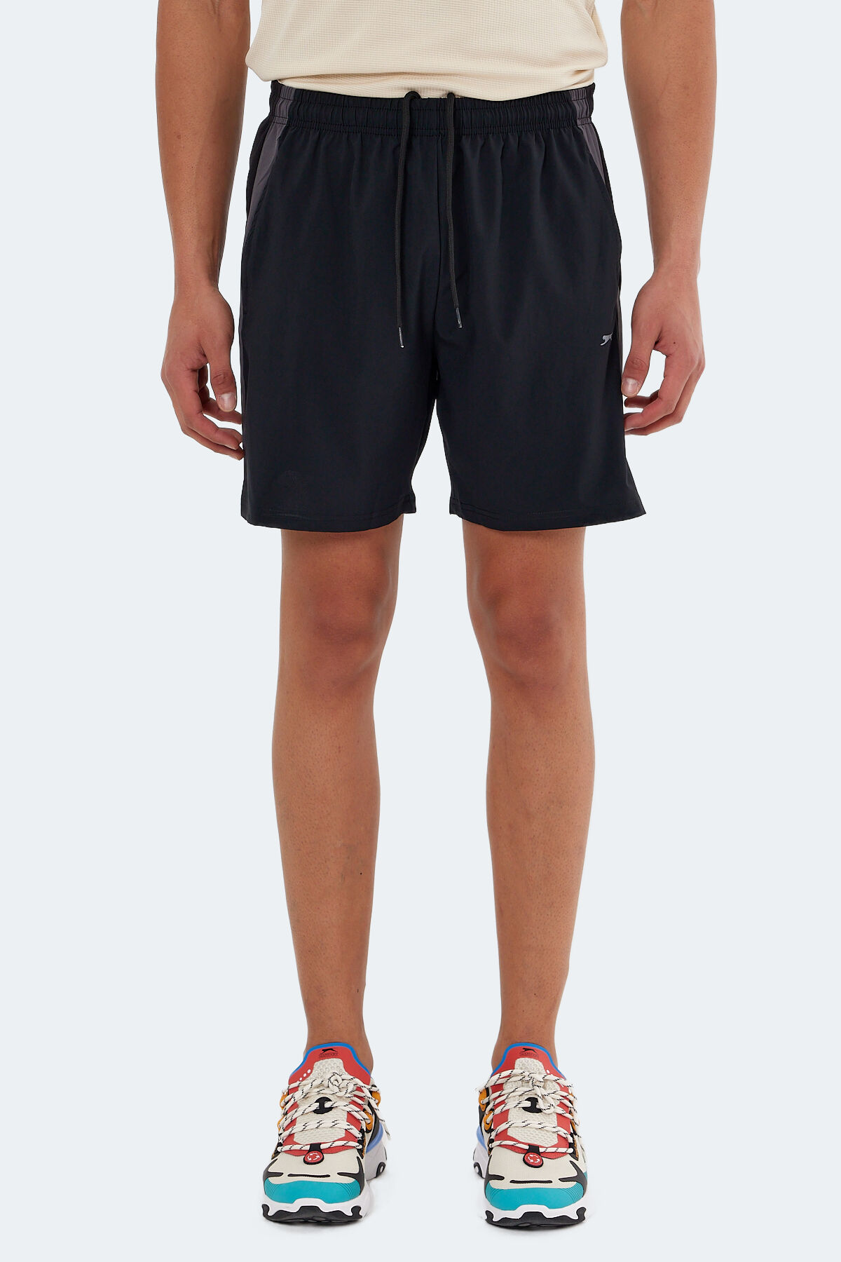 Slazenger RANDI Erkek Cepli Fıtness Siyah Şort
