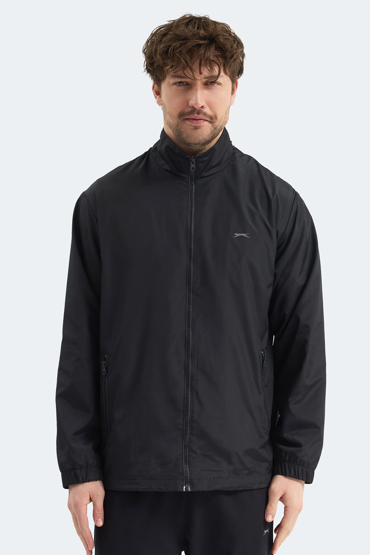 Slazenger RAREN Erkek  Siyah Yağmurluk