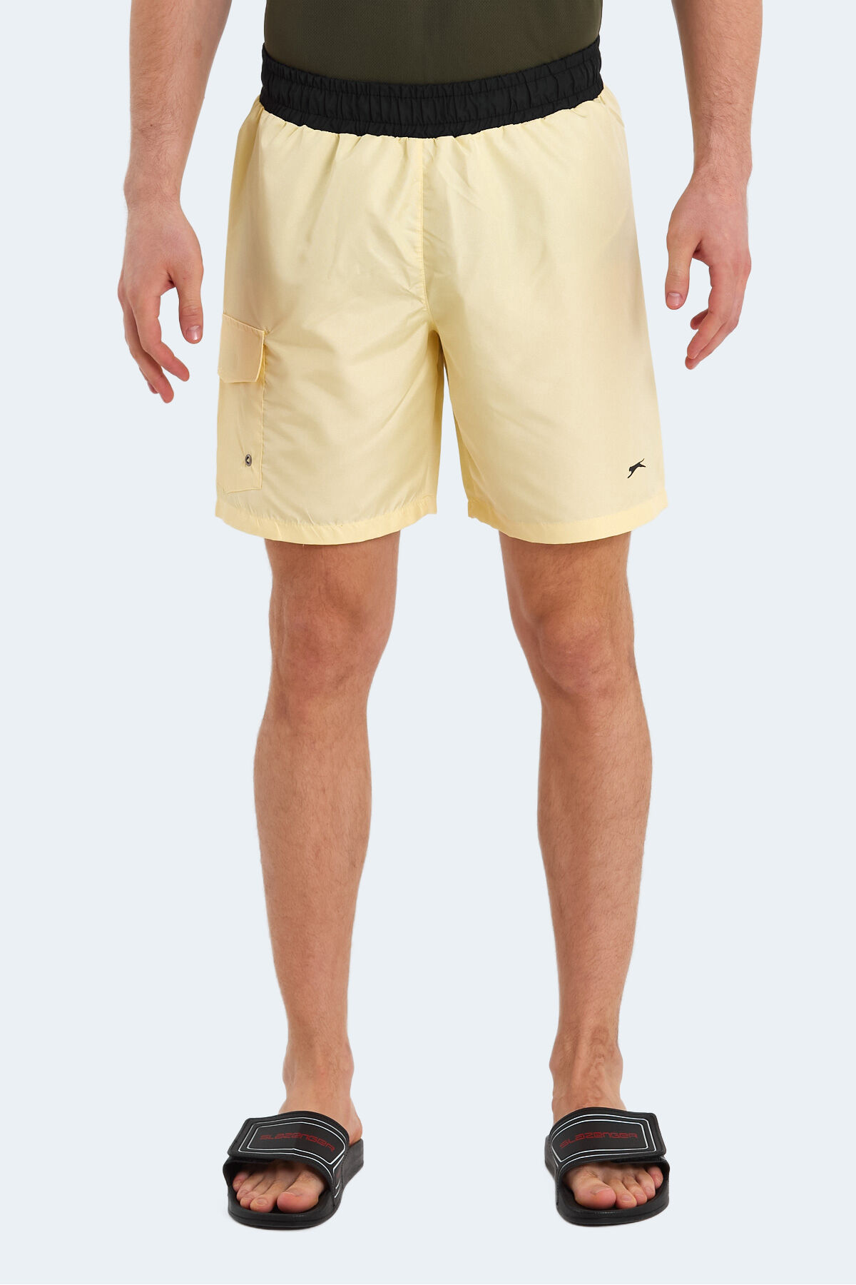 Slazenger RASMUS IN Erkek Cepli Deniz Şortu Sarı Mayo