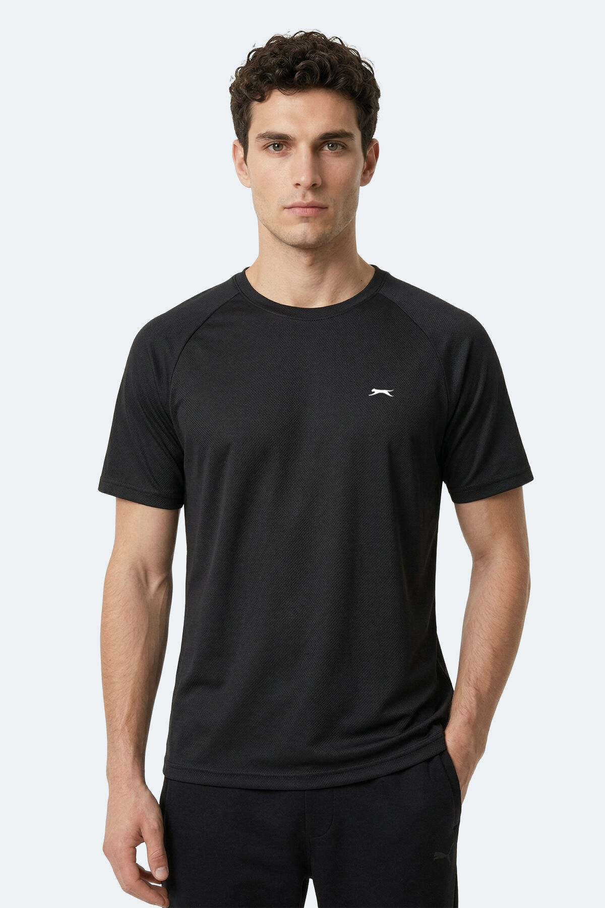 Slazenger REDTAIL Erkek  Siyah Tişört