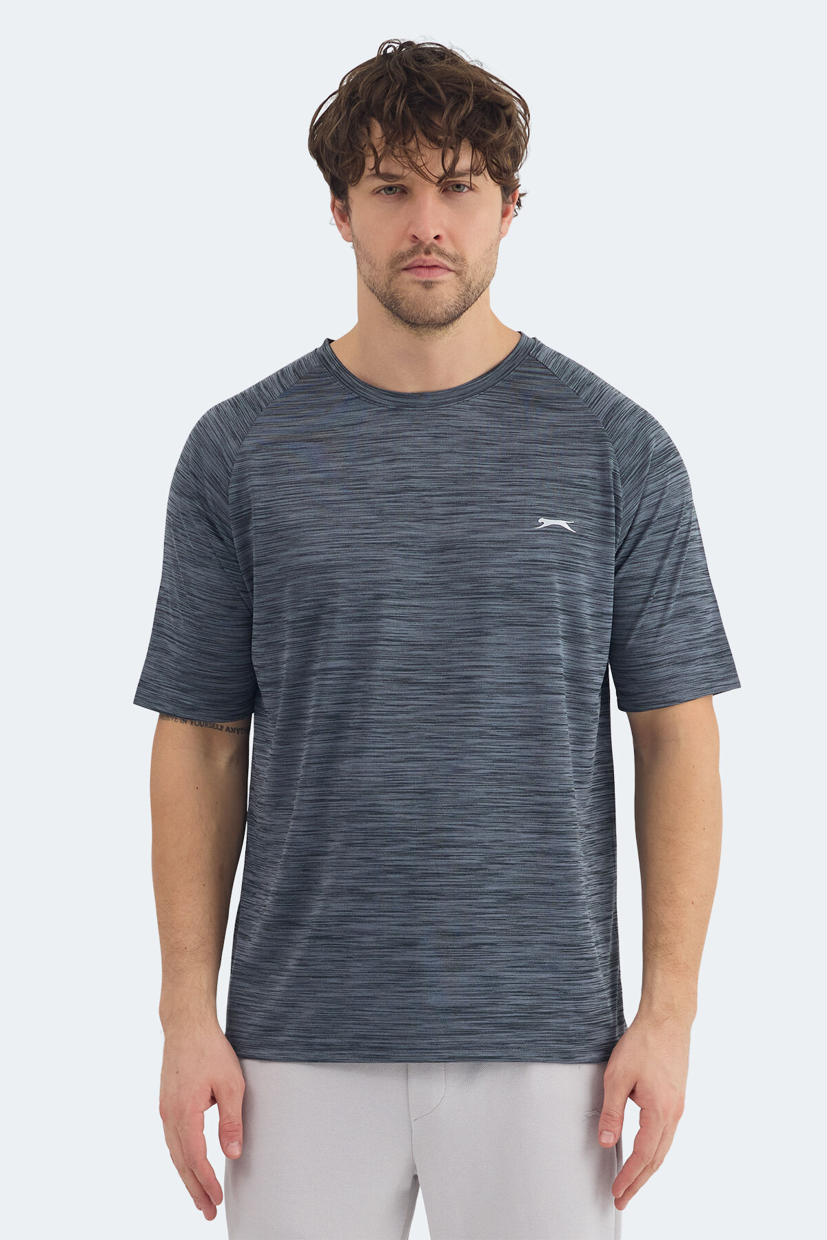 Slazenger REDVALE Erkek  Koyu Gri Tişört