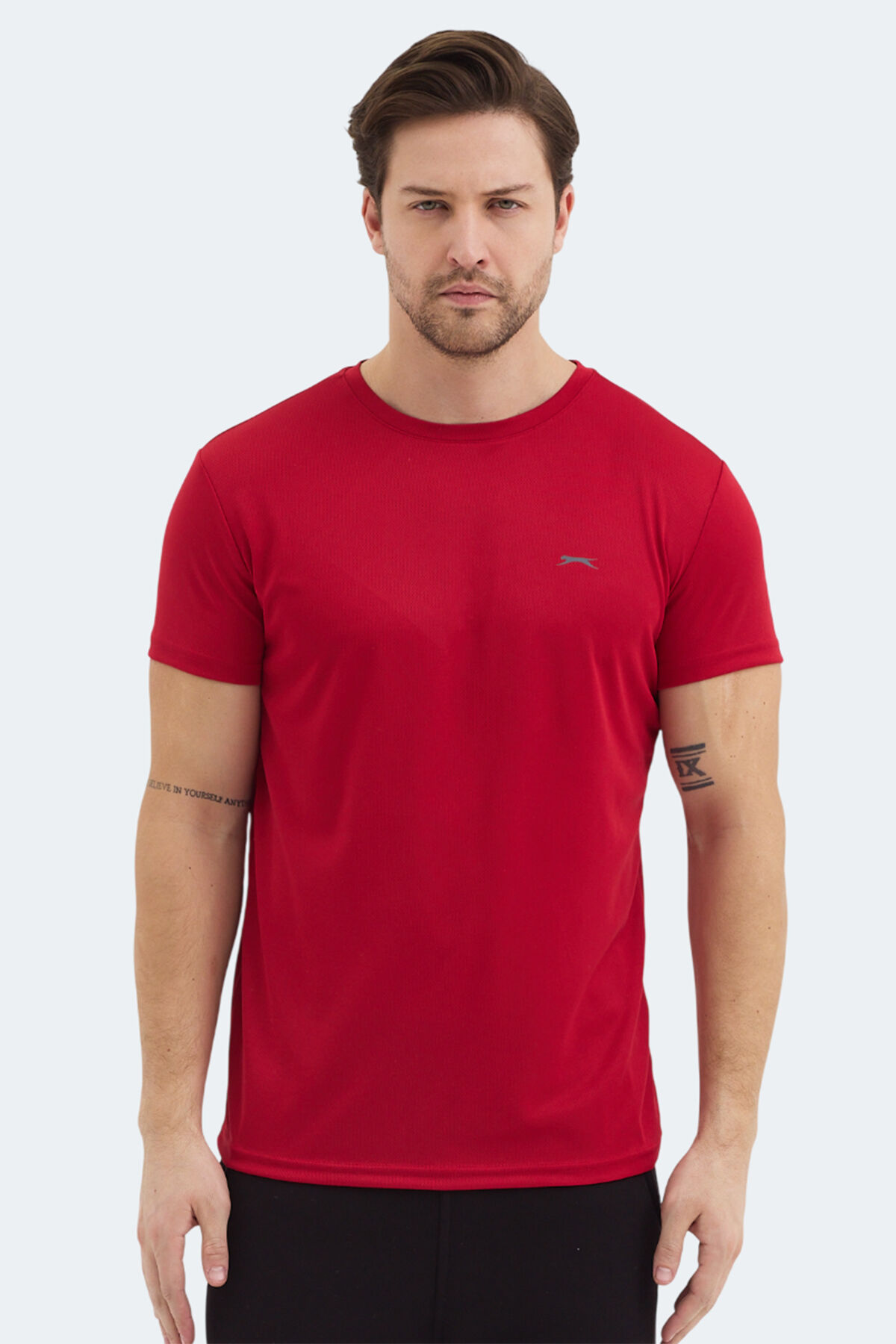 Slazenger REPUBLIC Erkek  Kırmızı Tişört