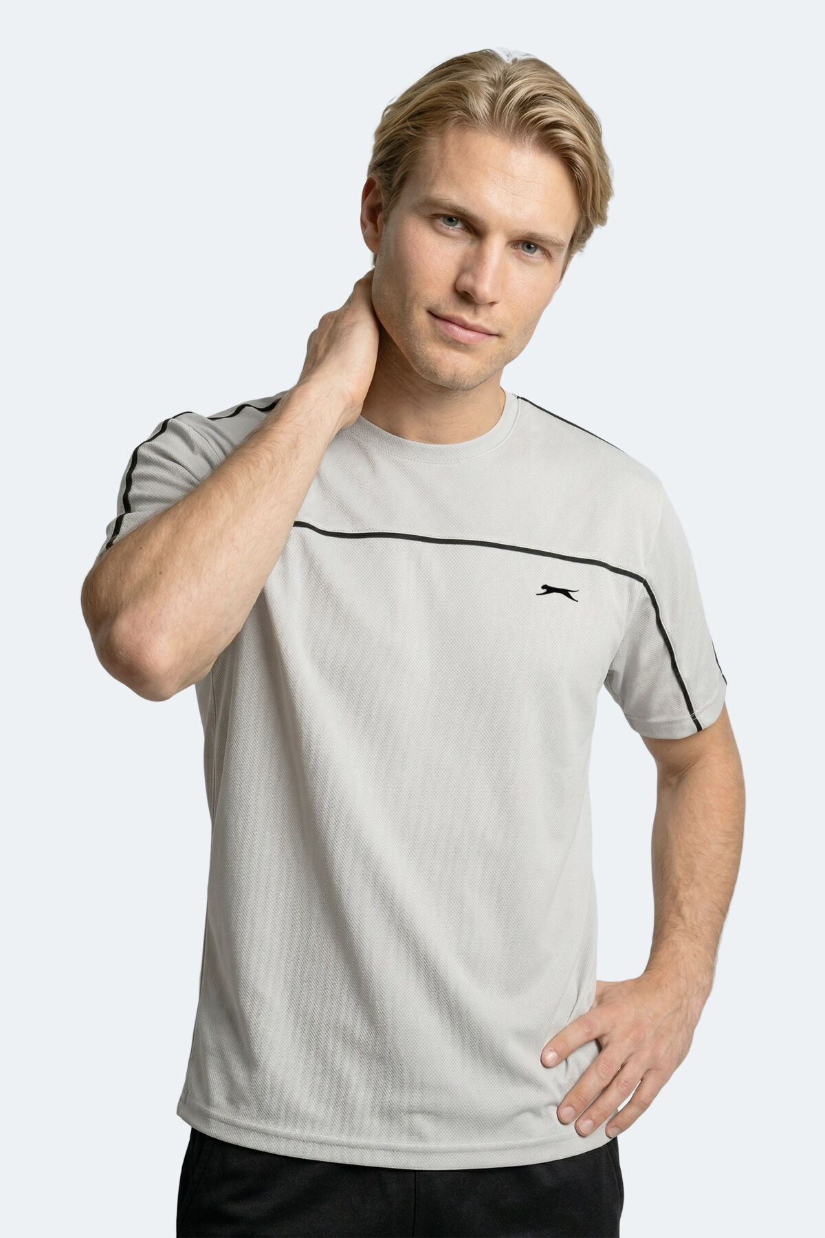 Slazenger REVIVE Erkek  Gri Tişört