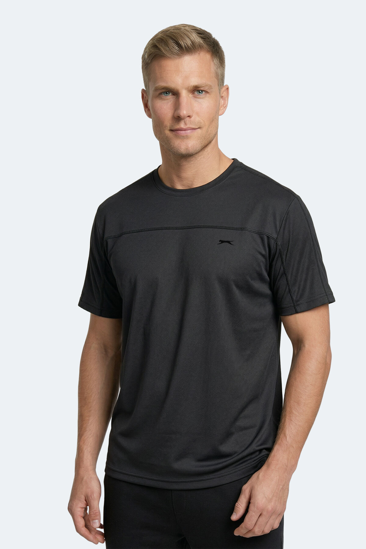 Slazenger REVIVE Erkek  Koyu Gri Tişört