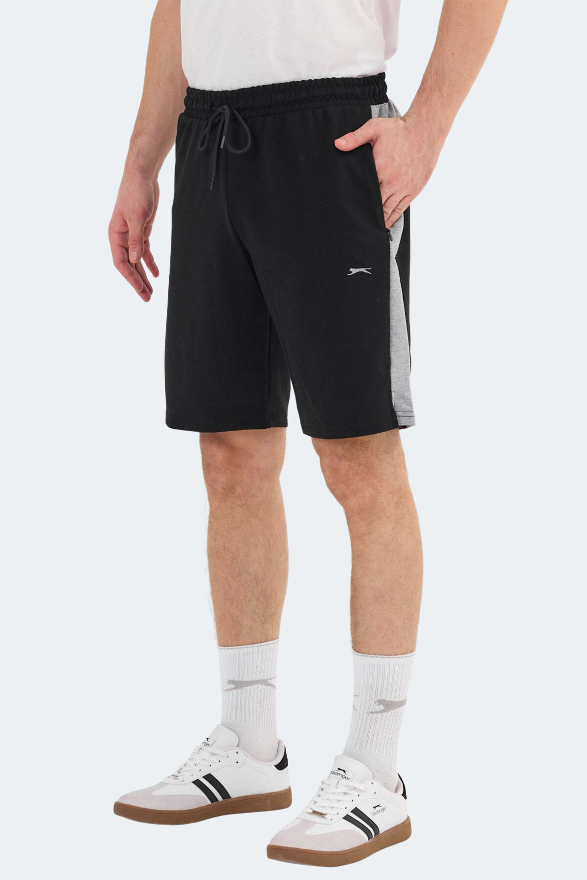 Slazenger RICKEY Erkek Cepli Siyah Şort