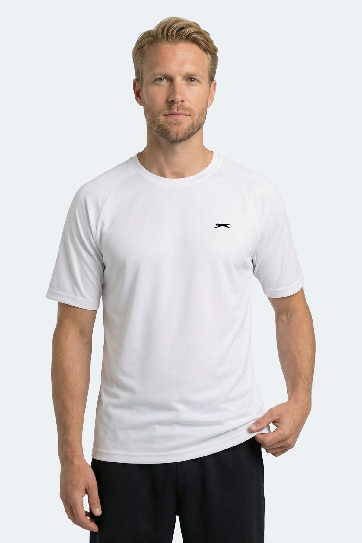 Slazenger RISING Erkek  Beyaz Tişört