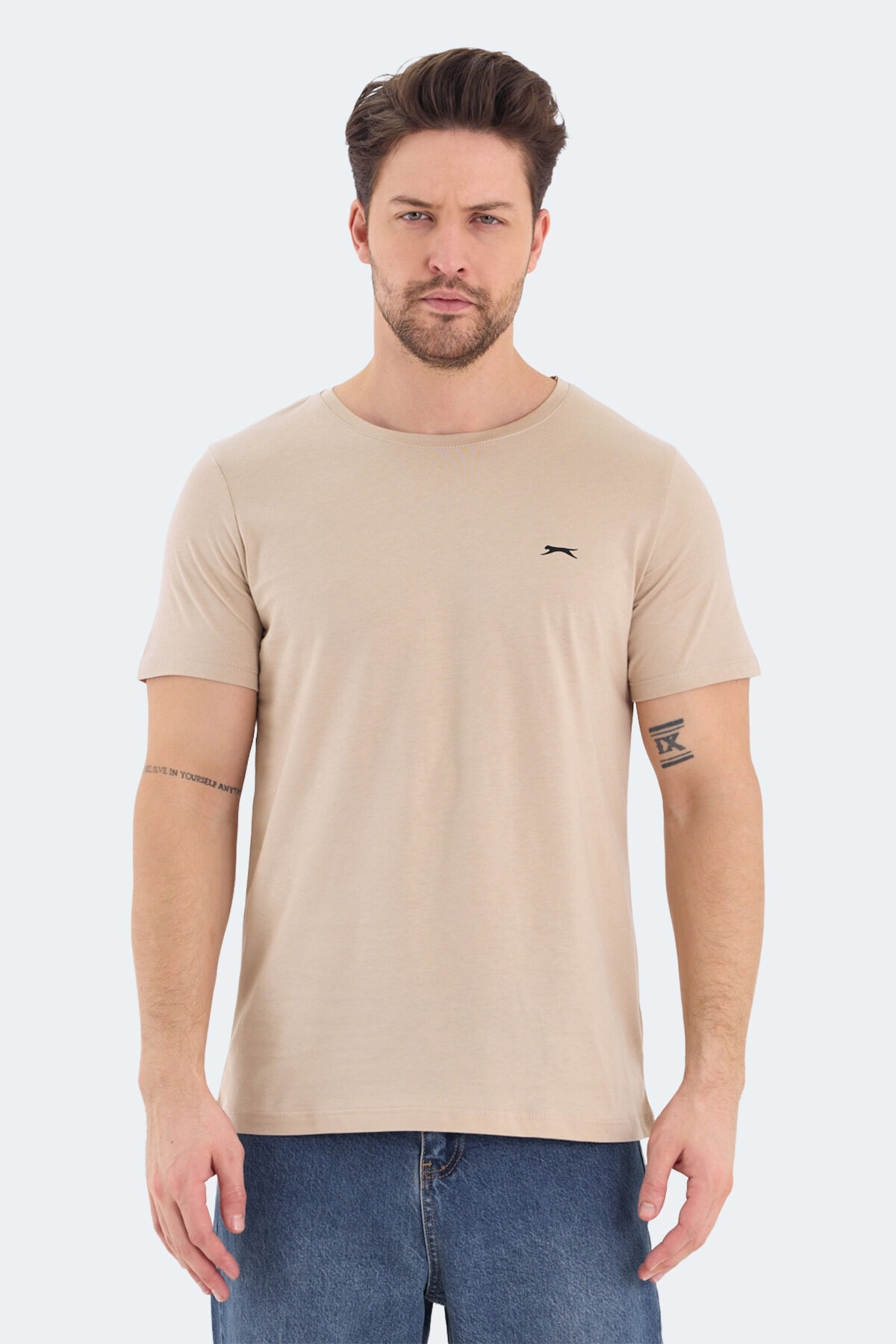 Slazenger ROSALVA Erkek  Bej Tişört