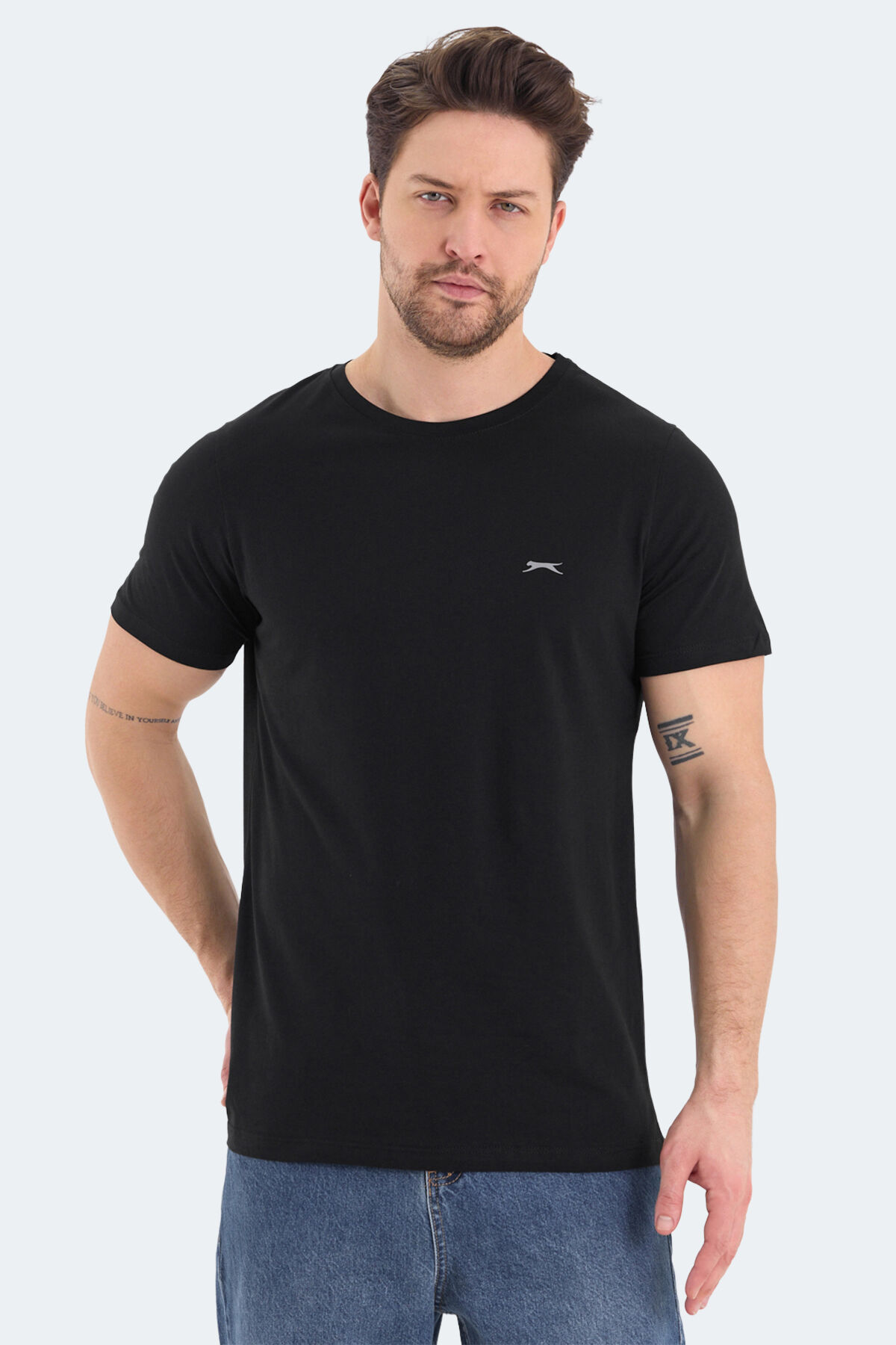 Slazenger ROSALVA Erkek  Siyah Tişört