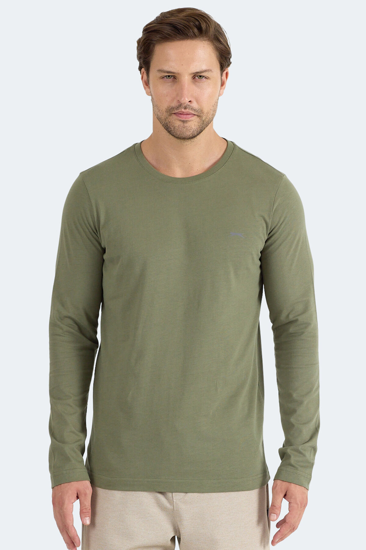 Slazenger ROVER Erkek  Haki Sweatshırt