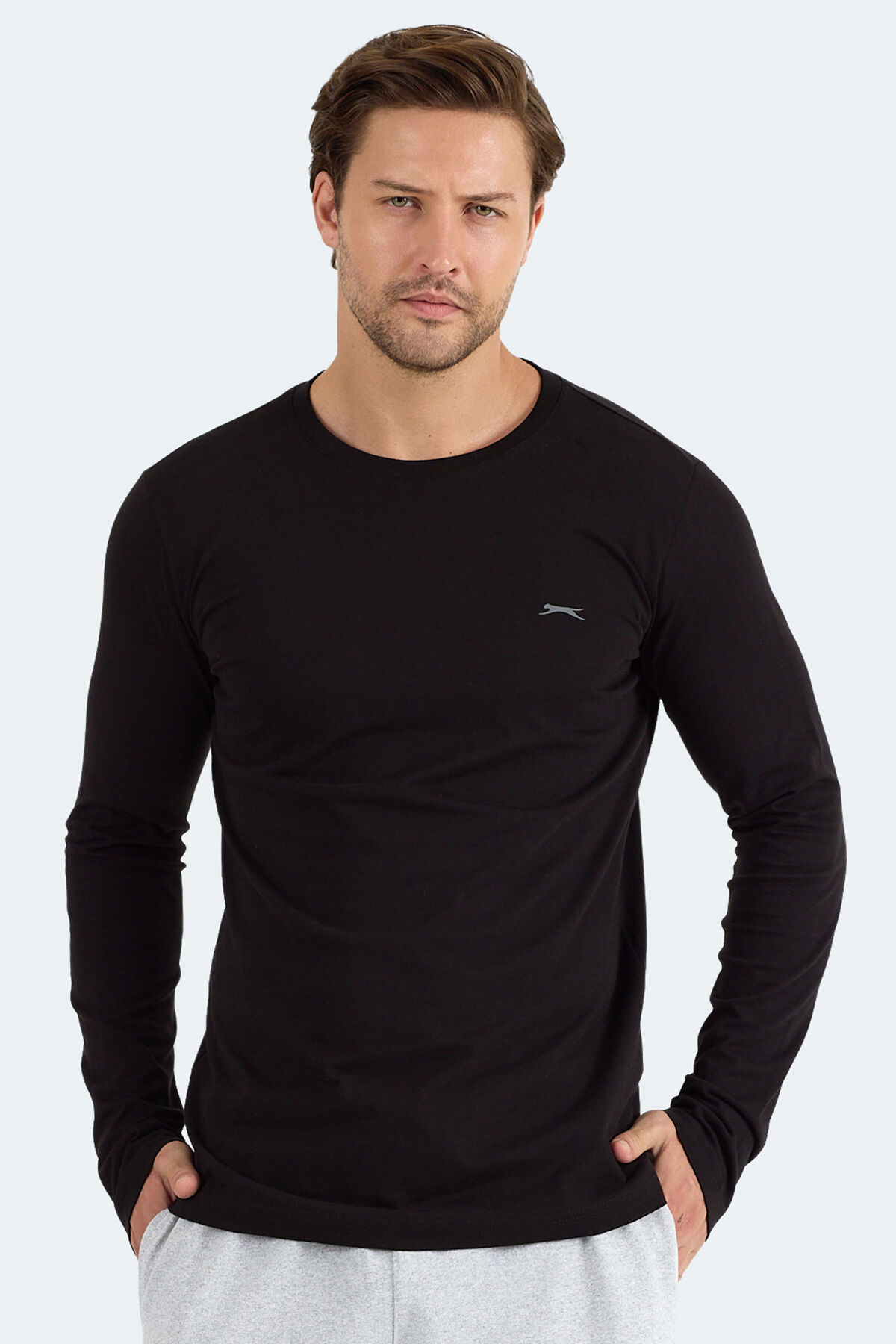 Slazenger ROVER Erkek  Siyah Sweatshırt