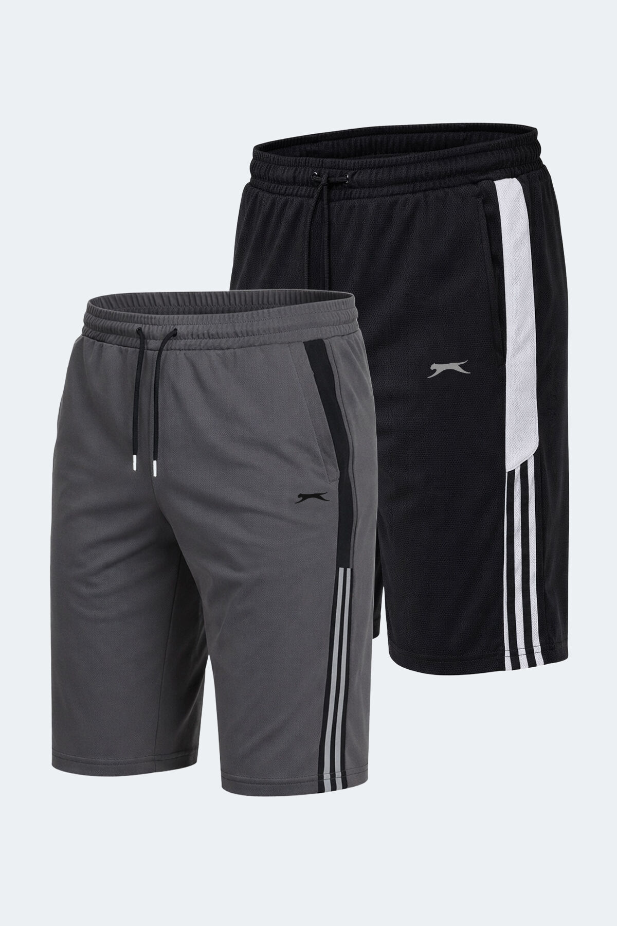 Slazenger SAKI 2 Lİ SET Erkek Cepli Kapri  Şort