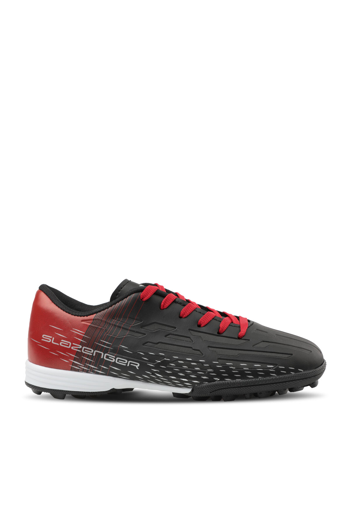 Slazenger SCORE I HS Erkek Çocuk Halı Saha Siyah / Kırmızı Futbol Ayakkabısı