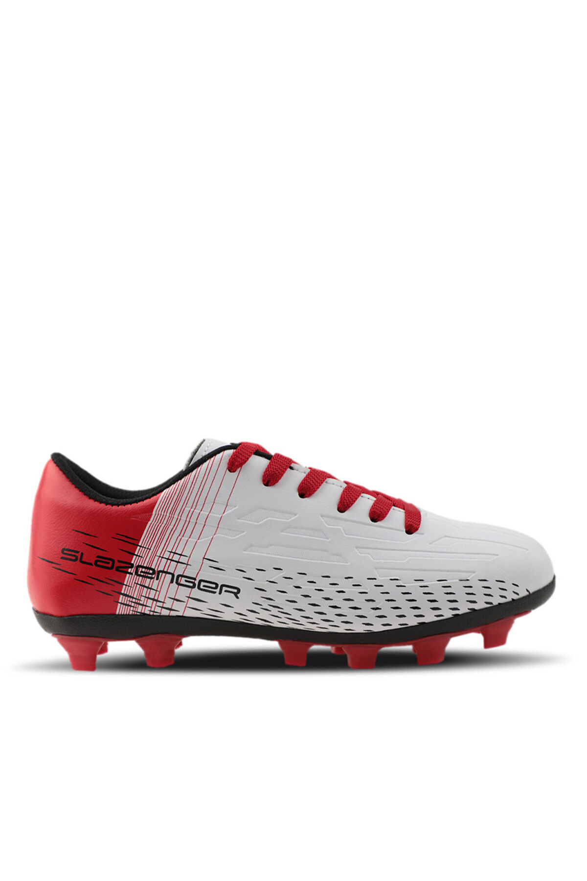 Slazenger SCORE I KR Erkek Krampon Beyaz / Kırmızı Futbol Ayakkabısı