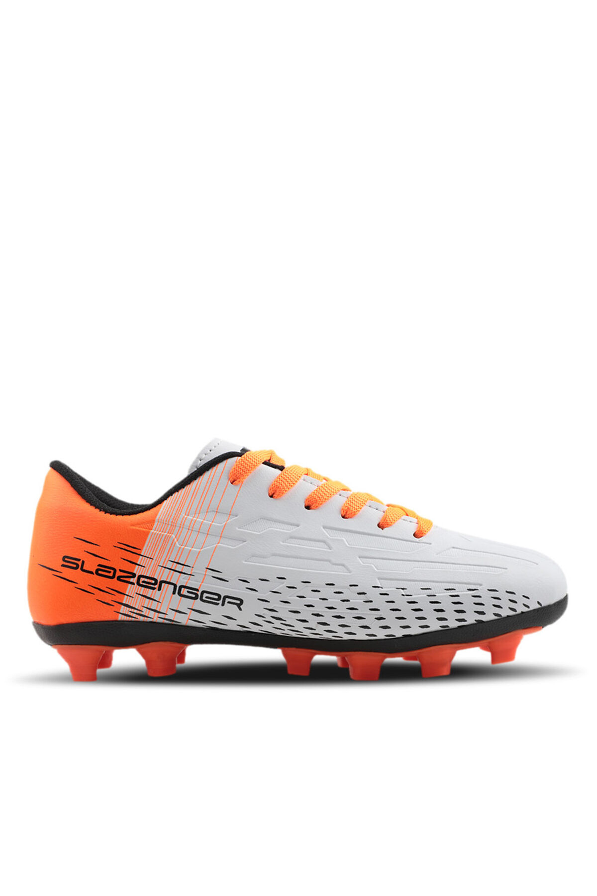 Slazenger SCORE I KR Erkek Krampon Beyaz / Turuncu Futbol Ayakkabısı