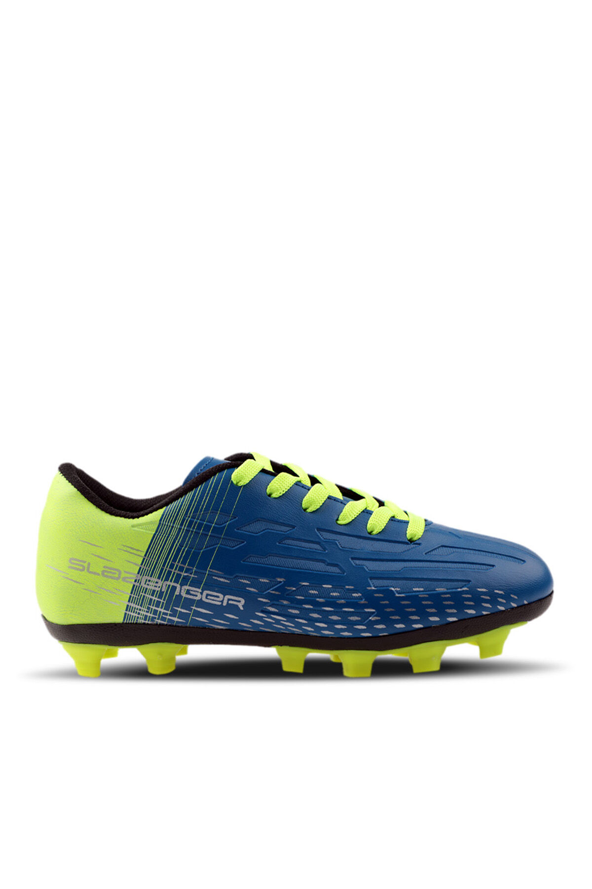 Slazenger SCORE I KRP Erkek Çocuk Krampon Mavi / Sarı Futbol Ayakkabısı