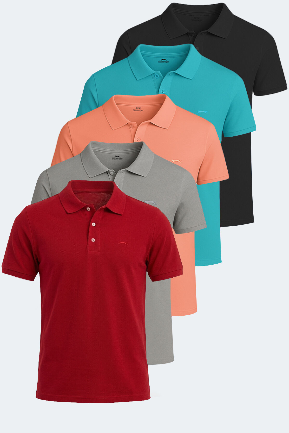 Slazenger SOHO 5 li Set Erkek   Tişört