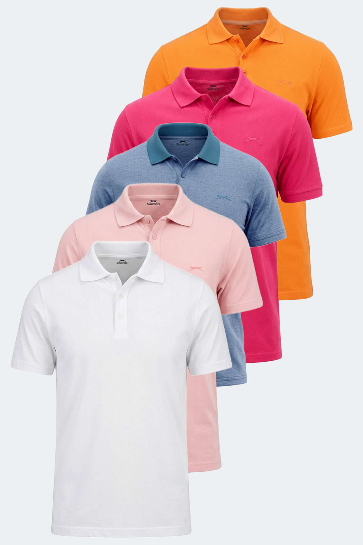 Slazenger SOHO 5 li Set Erkek   Tişört