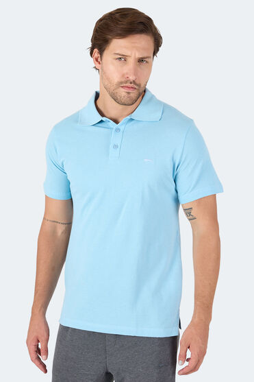 Slazenger SOHO I Erkek Polo Yaka Koyu Mavi Tişört - 1 Alana 1 Bedava