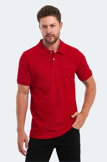 Slazenger SOHO I Erkek Polo Yaka Kırmızı Tişört - Slazenger 1 Alana 1 Bedava